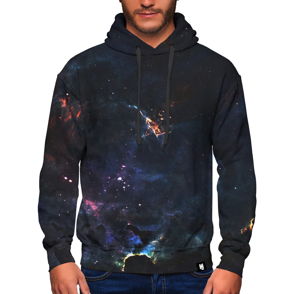 space paint bucket hoodie