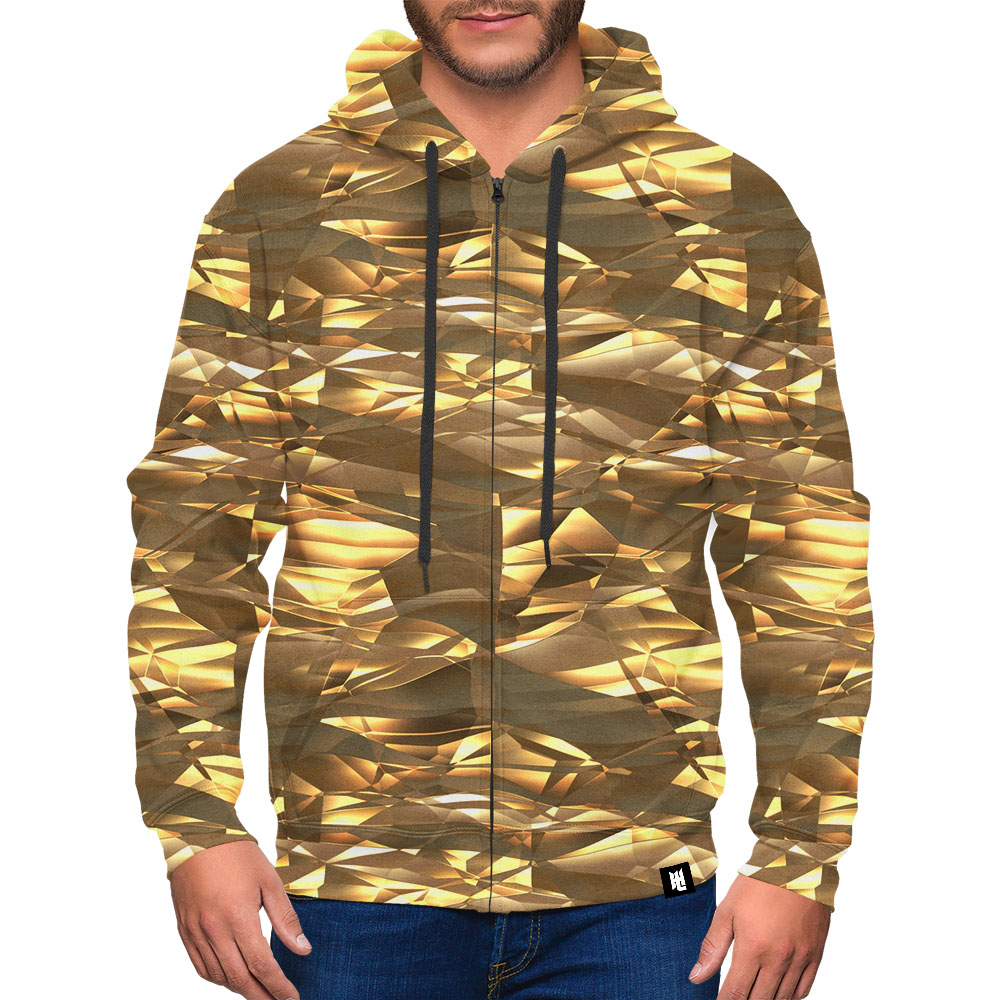 24K Zip-Up Hoodie - Hoodie Lab