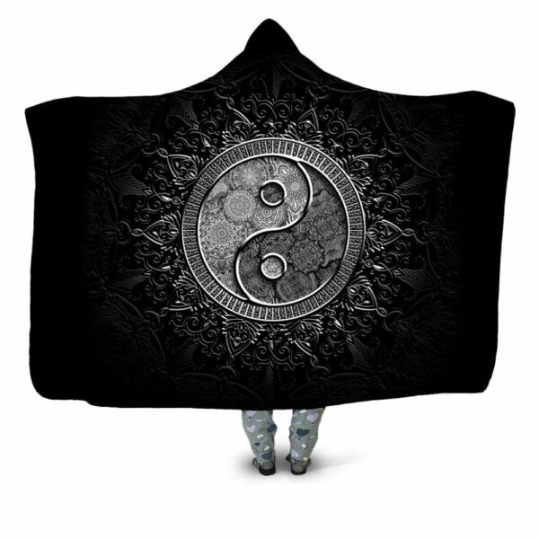 Ancient Yinyang Mandala ception – Dark (final) Blanket - Hoodie Lab