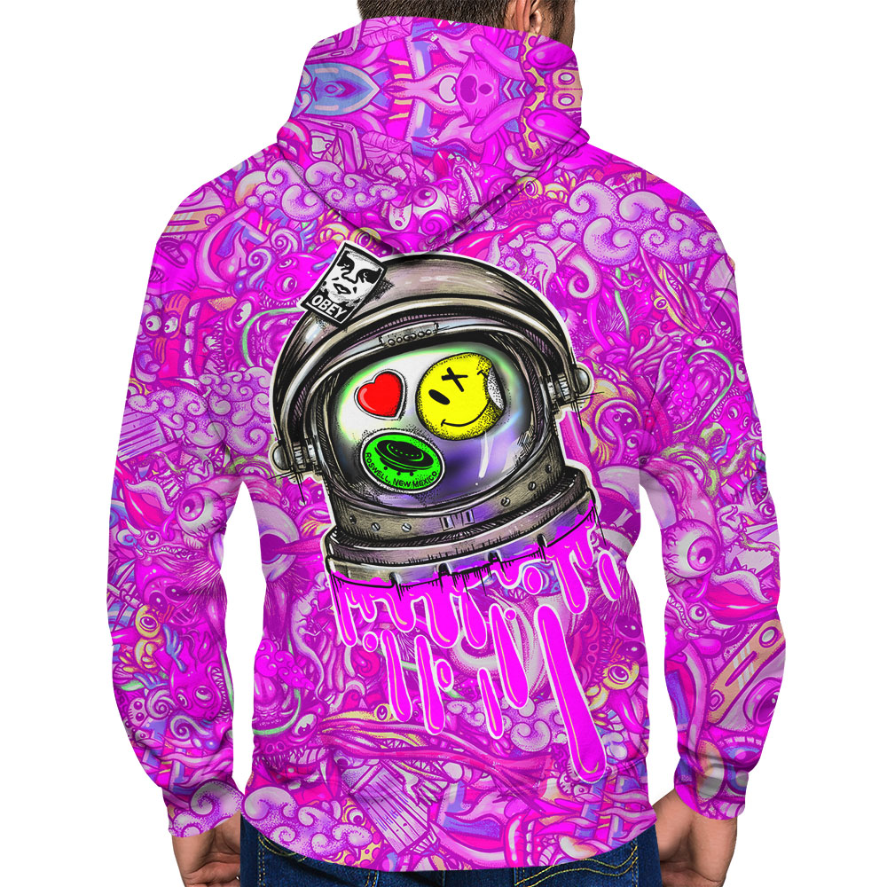 space paint bucket hoodie