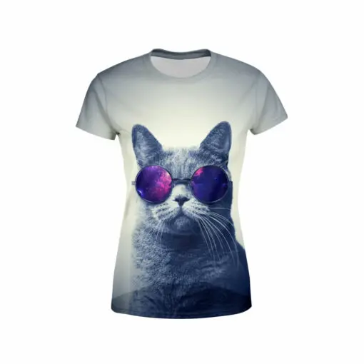★AWESOMEUS★ HA CAT PIGMENT TSHIRT 2COLOR cool cat galaxy Women's T-Shirt | Hoodie Lab