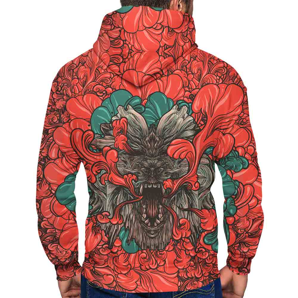 dragon Zip-Up Hoodie | Hoodie Lab