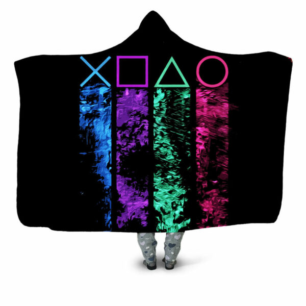 Player black Blanket - Hoodie Lab