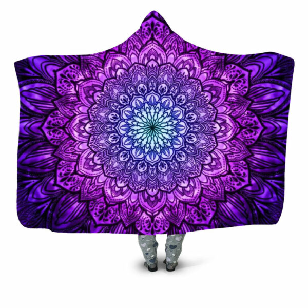 ORNATE MANDALA – PURPLE Blanket - Hoodie Lab