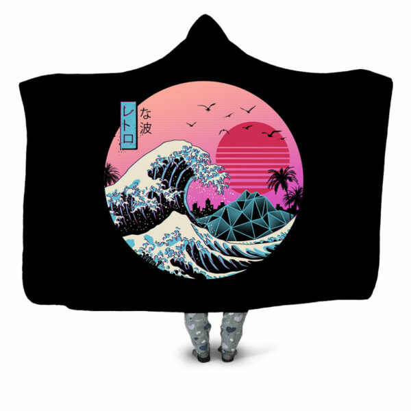 The Great Retro WavE Blanket - Hoodie Lab