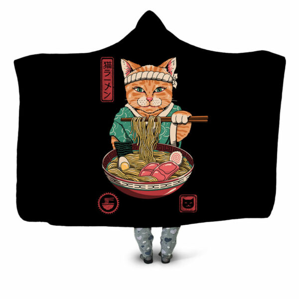Neko Ramen Blanket - Hoodie Lab