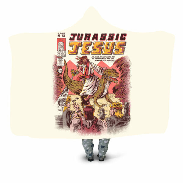Jurassic Jesus Blanket - Hoodie Lab
