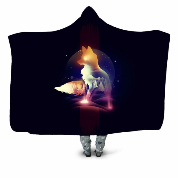 Fox and Stars Blanket - Hoodie Lab