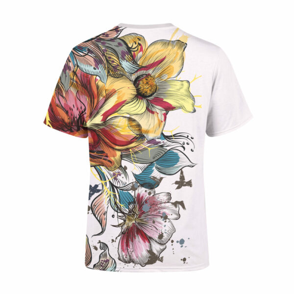 Big Flowers little Birds T-Shirt - Hoodie Lab
