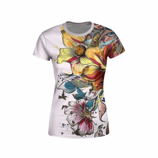 Big Flowers little Birds Women’s T-Shirt - Hoodie Lab