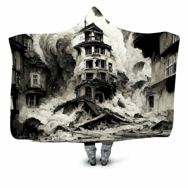 ND BW Hooded Blanket - Hoodie Lab