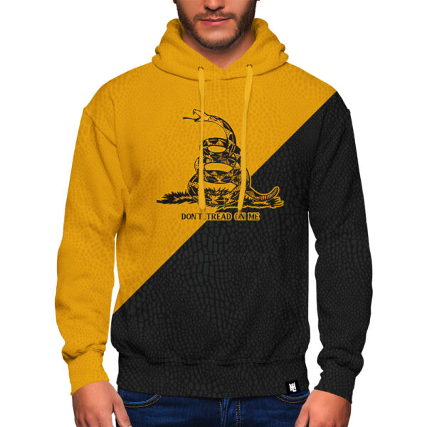 anarcho gadsden flag v01 hoodie - Hoodie Lab