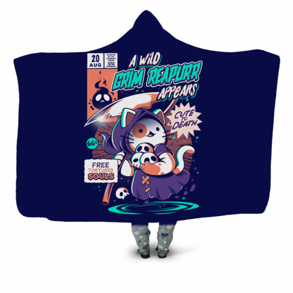Grim Reapurrr Hooded Blanket - Hoodie Lab
