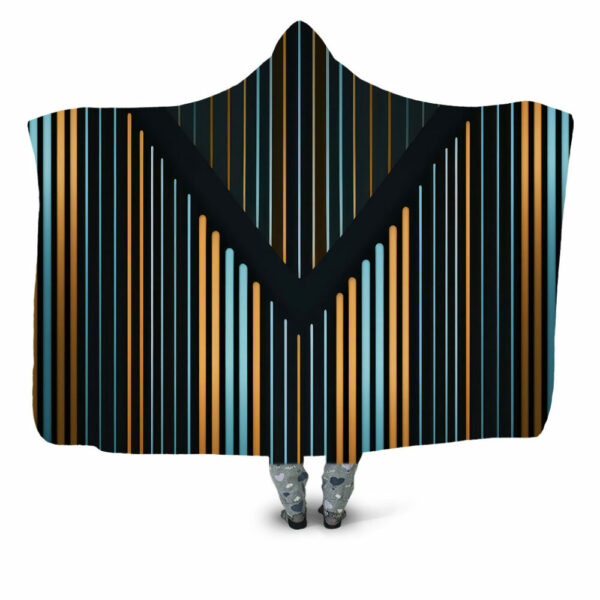 MUAREE STRIPES Hooded Blanket - Hoodie Lab