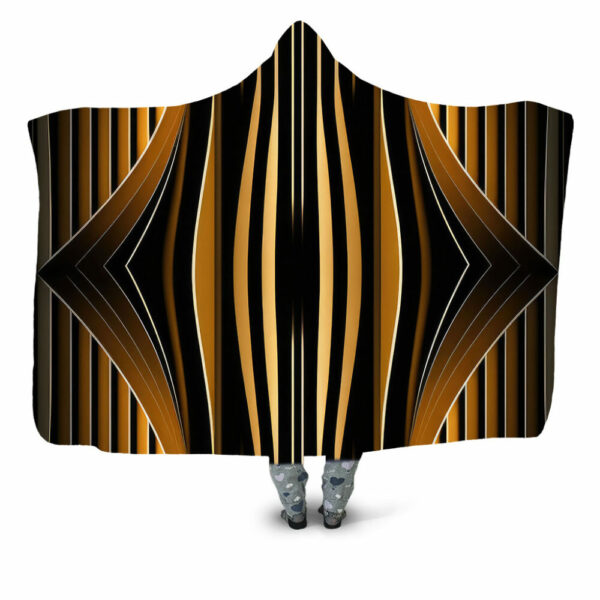 EARTH STRIPES Hooded Blanket - Hoodie Lab