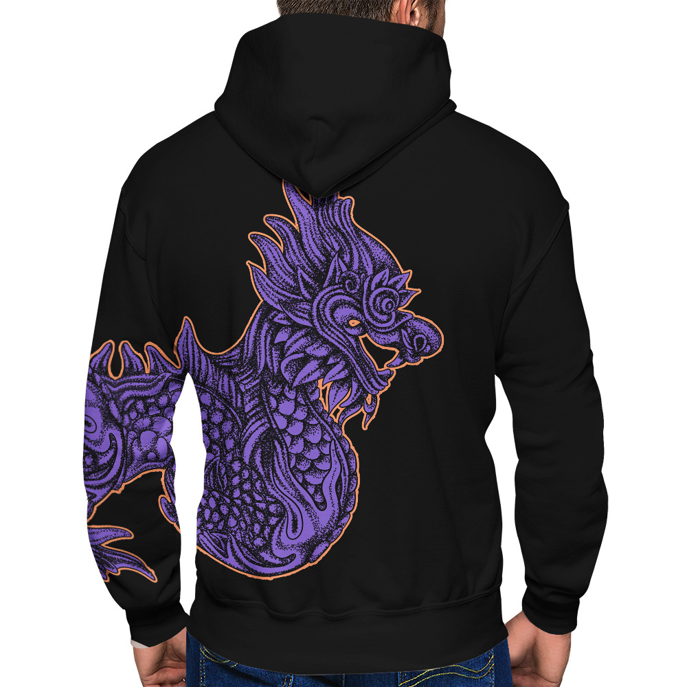 One Purple Dragon Zip-Up Hoodie | Hoodie Lab