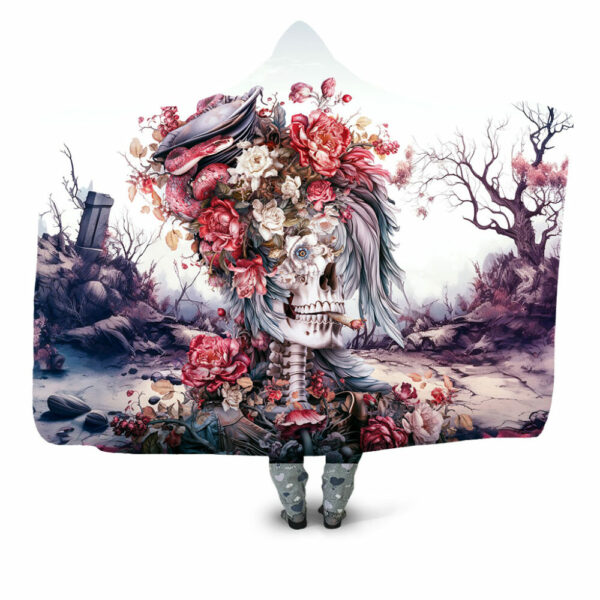 A Surreal Farewell Hooded Blanket - Hoodie Lab