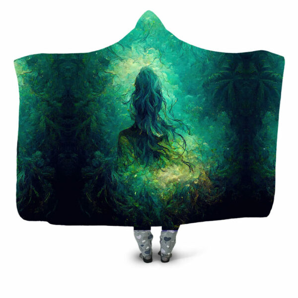lady of the lake Hooded Blanket - Hoodie Lab