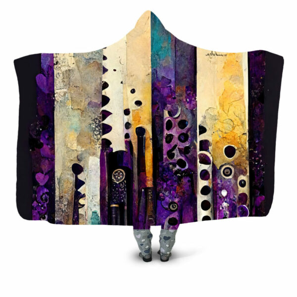 set of knives Hooded Blanket - Hoodie Lab