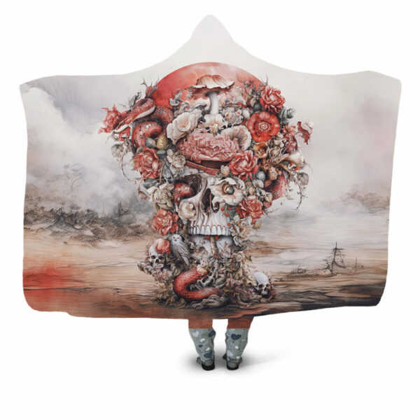Bloom of Mortality Hooded Blanket - Hoodie Lab