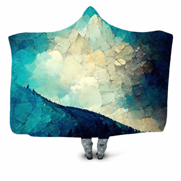 blue hill Hooded Blanket - Hoodie Lab