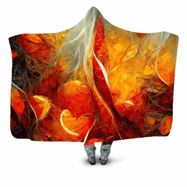 red hot chilli pepper Hooded Blanket - Hoodie Lab