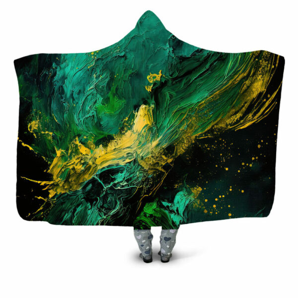 yellow speed ray Hooded Blanket - Hoodie Lab