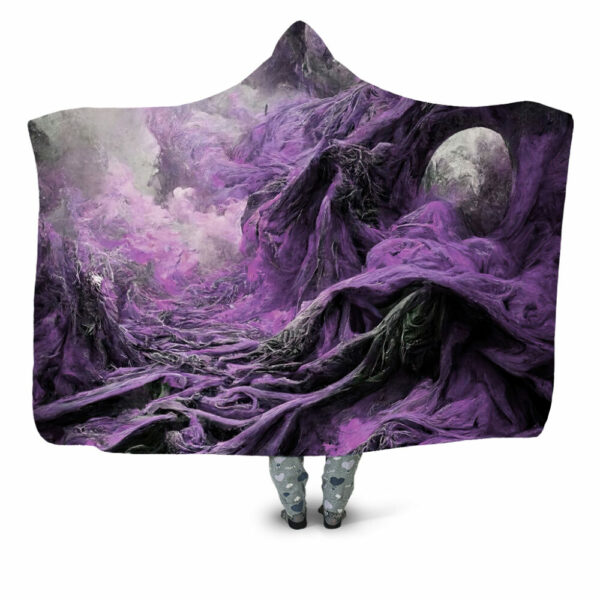 valley of sorrow Hooded Blanket - Hoodie Lab
