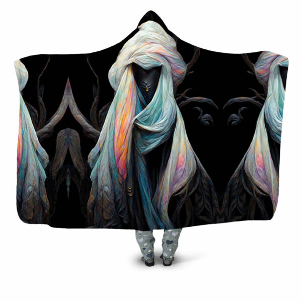 painted veil Hooded Blanket - Hoodie Lab