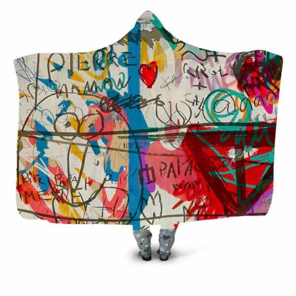 Cap Ferrat Vertical Hooded Blanket - Hoodie Lab