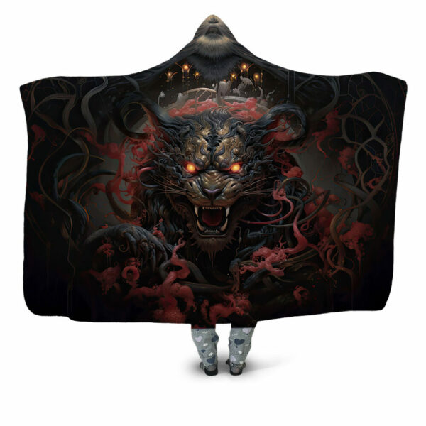 Summoning a Panther Hooded Blanket - Hoodie Lab