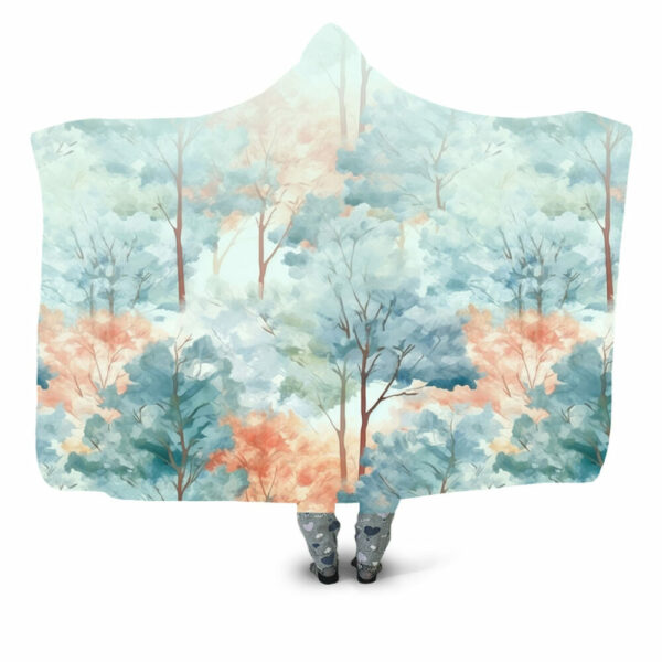 Foggy Forest Hooded Blanket - Hoodie Lab