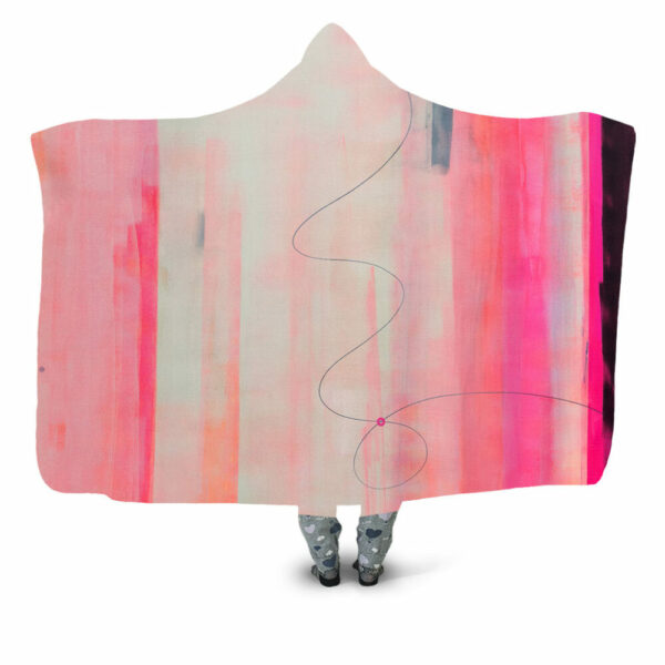 100×100-neon Hooded Blanket - Hoodie Lab