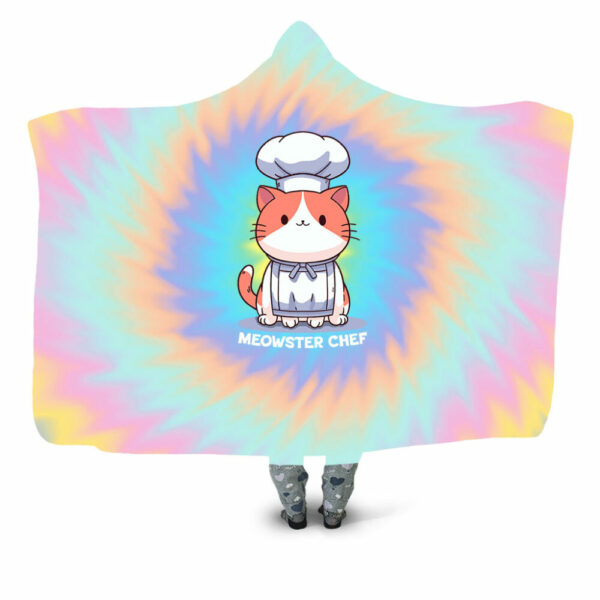 Meowster Chef Hooded Blanket - Hoodie Lab