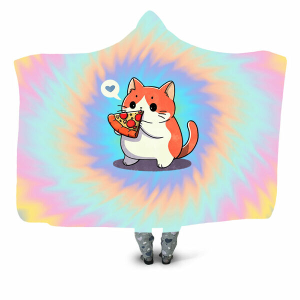 pizza lover Hooded Blanket - Hoodie Lab