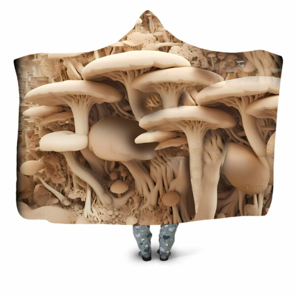 Mashroom city Hooded Blanket - Hoodie Lab