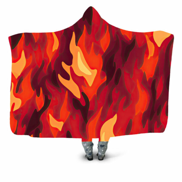 blazing Hooded Blanket - Hoodie Lab