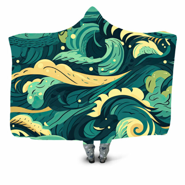 dreamy wind Hooded Blanket - Hoodie Lab