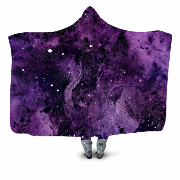 foggy nebulae Hooded Blanket - Hoodie Lab