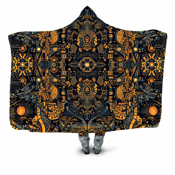 kaleidoscopic Hooded Blanket - Hoodie Lab