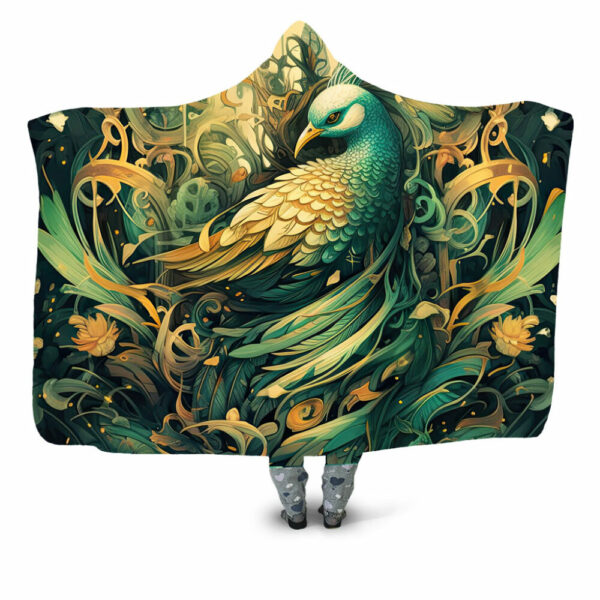 the bird’s coat Hooded Blanket - Hoodie Lab