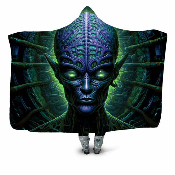 ALIEN BRAIN Hooded Blanket - Hoodie Lab