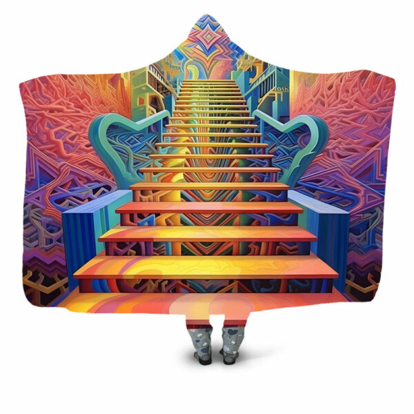 STAIRWAY TRIP Hooded Blanket - Hoodie Lab