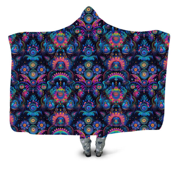 Cosmic Dreamscape 3 Hooded Blanket - Hoodie Lab