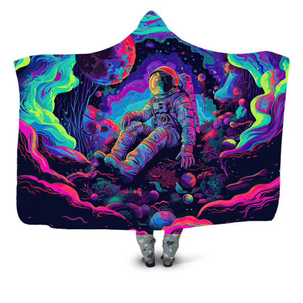Lonely Astronaut Hooded Blanket - Hoodie Lab
