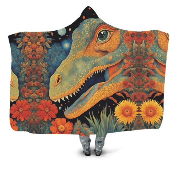 ART DINO Hooded Blanket - Hoodie Lab