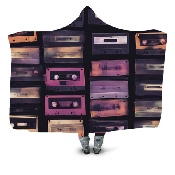 Cassette Hooded Blanket - Hoodie Lab