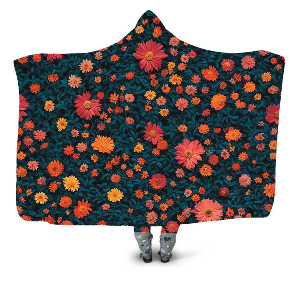 Undisturbed garden G Hooded Blanket - Hoodie Lab