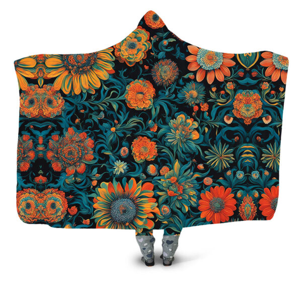 Undisturbed garden I Hooded Blanket - Hoodie Lab