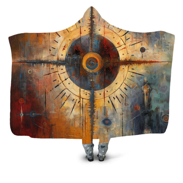 Esoteric symbol Hooded Blanket - Hoodie Lab